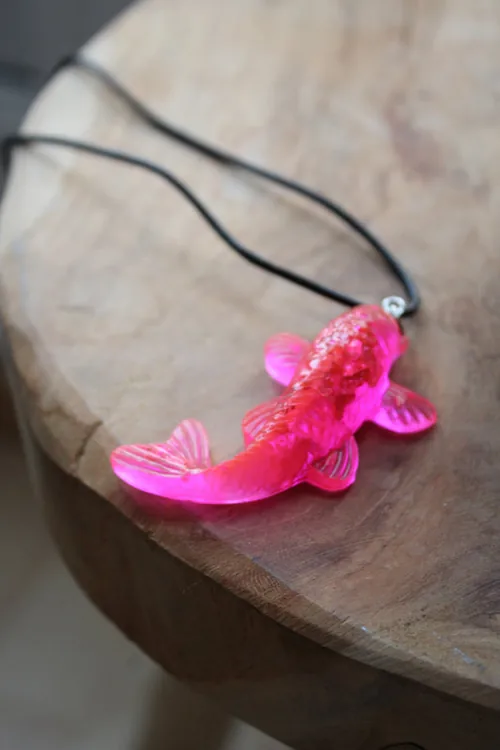 Poisson chat artisanal à suspendre
